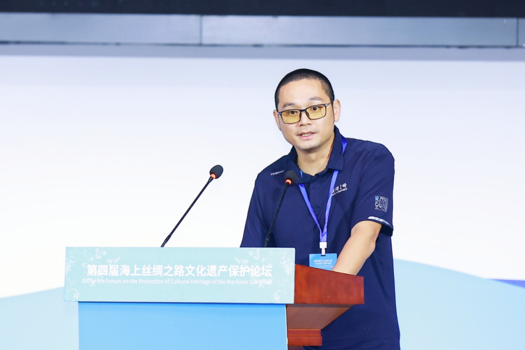 廣東省文物考古研究院水下考古研究所所長(zhǎng) 肖達(dá)順 發(fā)表主旨演講