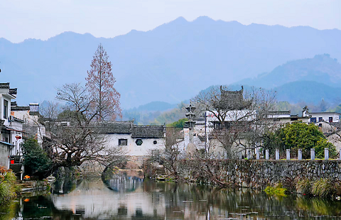 許村村景圖